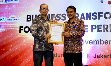 Vice President (VP) Corporate Secretary PT Patra Jasa, Gatot Subagio pada Rabu (6/11) lalu, di Gedung BPPT, Thamrin Jakarta menerima penghargaan  The Best Corporate Performance in Hotel and Property dalam ajang Indonesia BusinessNews Awards (IBA) . 