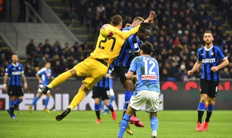 Inter vs Napoli di Semifinal Leg Pertama, Coppa Italia, Kamis Dinihari.