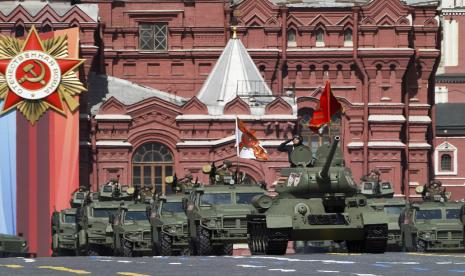 Victory day atau parade perayaan kemenangan atas Nazi di Rusia