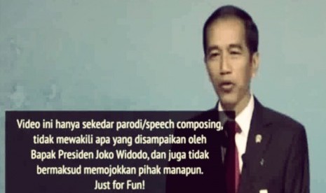 Video berdurasi sekitar satu menit tersebut diberi judul 