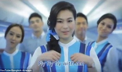 Video keselamatan penerbangan ala Bangkok Airways