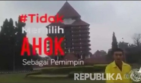 Video Mahasiswa UI tolak Ahok yang beredar di media sosial