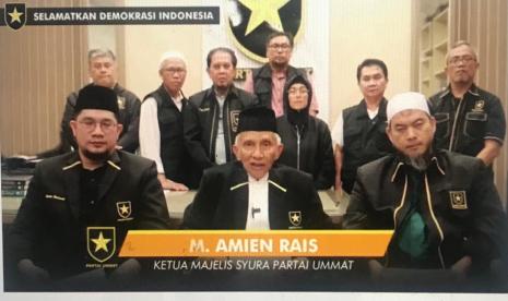 Video pernyataan Amien Rais bersama para pengurus Partai Umat bila partainya akan di-singgle out- kan (satu-satu yang disingkirkan KPU sebagai partai peserta Pemilu 2024, Selasa (13/12/2022).