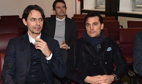 vincenzo montella bersama filippo inzaghi