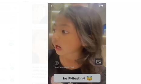 Viral gadis kecil Mikhayla Hawa jual mobil untuk Palestina,