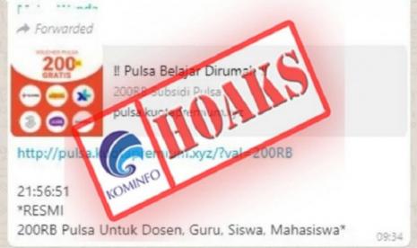 Viral Pulsa Rp 200 ribu untuk guru dan murid