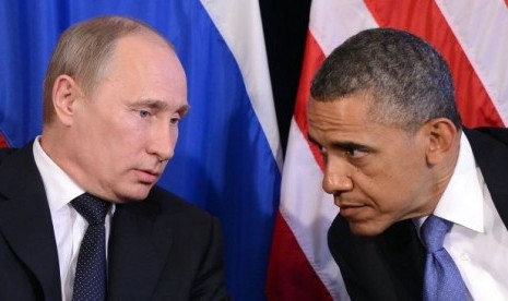 Vladimir Putin dan Barack Obama