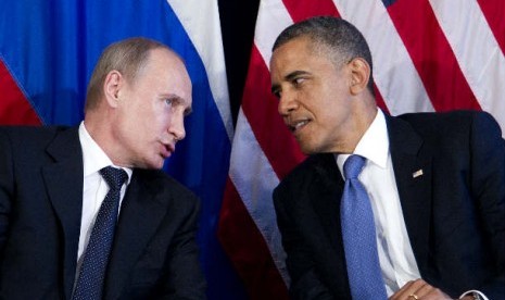  Vladimir Putin dan Barack Obama