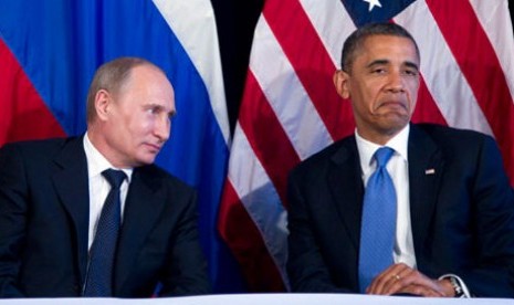 Vladimir Putin dan Barack Obama