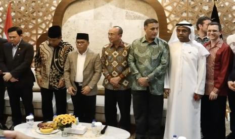 Voice of Istiqlal menggelar acara halal bi halal bersama dengan kedutaan negara sahabat di Masjid Istiqlal, Senin (22/5/2023)