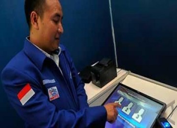 Voting penentuan ketua umum Partai Demokrat dengan cara e-voting