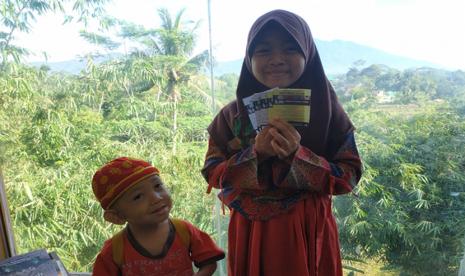 Voucher Jajan program sedekah dari Pesantren Al Falah