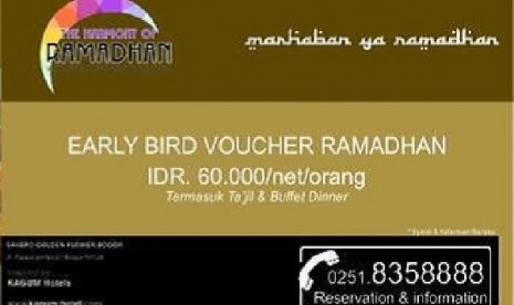 Voucher menyambut bulan Ramadhan di Savero Golden Flower Bogor