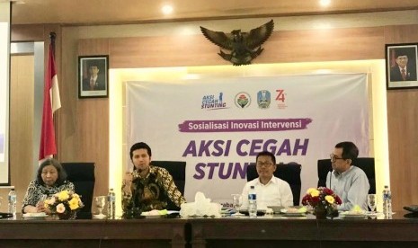 Wagub Jatim, Emil Dardak saat menghadiri acara forum sosialisasi gerakan 