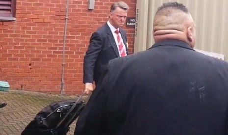 Wajah kusut Louis van Gaal