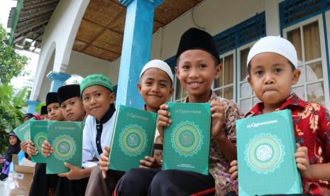 Wamenag: Madrasah dan Pesantren Harus Adaptasi Covid-19. Ilustrasi santri