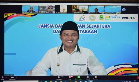 Wakil Gubernur Jabar Uu Ruzhanul Ulum saat membuka Webinar ATENSI bertajuk 