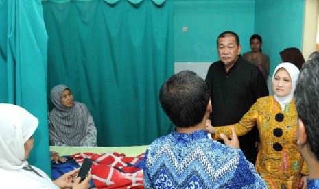 Wakil Gubernur Jawa Barat Deddy Mizwar berkunjung ke Puskesmas Poned Rajapolah, Kamis (7/11). 