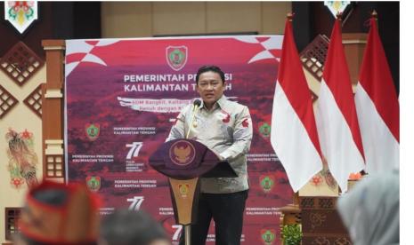 Wakil Gubernur Kalimantan Tengah (Kalteng) H. Edy Pratowo memimpin Rapat Tim Pengendalian Inflasi Daerah (TPID) Pemerintah Provinsi Kalimantan Tengah (Pemprov Kalteng), bertempat di Aula Jayang Tingang, Kantor Gubernur Kalteng, Kamis (25/8/2022).