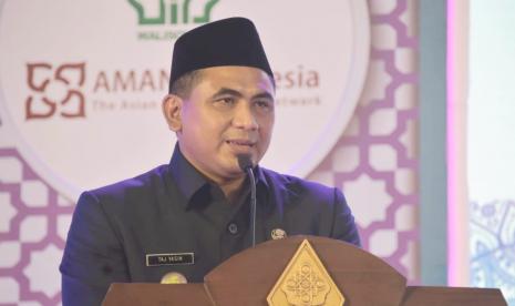 Wakil Gubernur (Wagub) Jawa Tengah, saat membuka Kongres Ulama Perempuan Indonesia (KUPI) II 2022, di Kampus III UIN Walisongo, Kota Semarang, Jawa Tengah, Rabu (23/11).