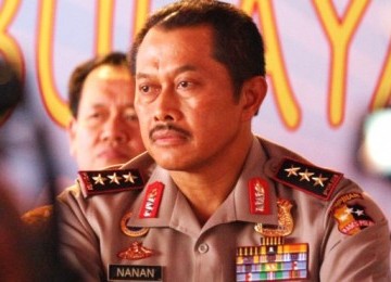 Wakil Kapolri, Komjen Polisi Nanan Soekarna 