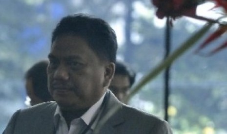 Wakil Ketua Badan Anggaran (Banggar) DPR, Olly Dondokambey, saat memenuhi panggilan Komisi Pemberantasan Korupsi (KPK) di Gedung KPK, Kuningan, Jakarta.