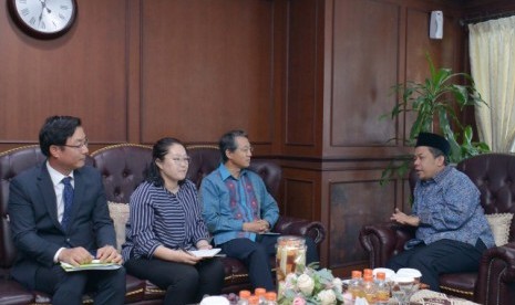 Wakil Ketua DPR RI Fahri Hamzah menerima Duta Besar Korsel untuk Indonesia