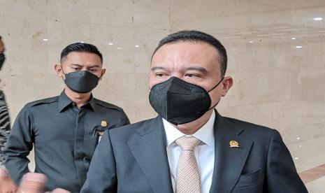 Wakil Ketua DPR Sufmi Dasco Ahmad di Gedung Nusantara II, Kompleks Parlemen, Jakarta, Kamis (10/6).