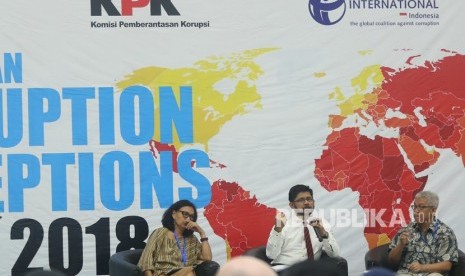 Transparency International Indonesia (TII) merilis Corruption Perception Index (CPI) alias Indeks Persepsi Korupsi (IPK) Indonesia 2018 pada Selasa (29/1). (Ilustrasi)