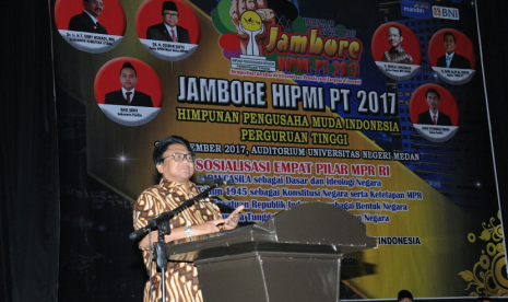  Wakil Ketua Majelis Permusyawaratan Rakyat Republik Indonesia (MPR RI) dan Ketua Dewan Perwakilan Daerah Republik Indonesia (DPD RI), Oesman Sapta.