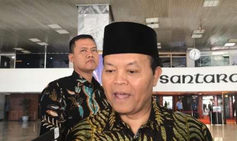 Wakil Ketua MPR Hidayat Nur Wahid di Kompleks Parlemen Senayan, Jakarta, Kamis  (11/10). 