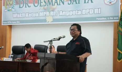 Wakil Ketua MPR Oesman Sapta.