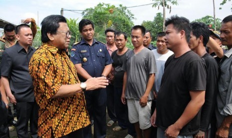 Wakil Ketua MPR Oesman Sapta melakukan kunjungan kerja di Kubu Raya, Kalimantan  Barat, Selasa (21/3). 