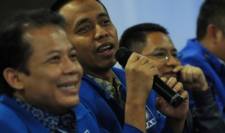 Wakil Ketua Umum DPP PAN Drajad Wibowo (berbicara)