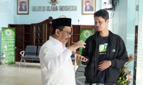 MUI Ajak Umat Berdoa Sambut Tahun Baru Islam. Wakil Ketua Umum MUI Zainut Tauhid Sa'adi (kiri)