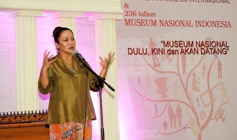 Wakil Menteri Pendidikan dan Kebudayaan Wiendu Nuryanti dalam kegiatan bertajuk Festival Hari Museum Internasional dan 236 Tahun Museum Nasional Indonesia dengan tema 