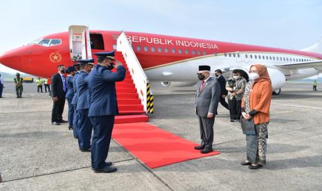 Wakil Presiden Maruf Amin bertolak ke Jepang untuk menghadiri prosesi pemakaman kenegaraan Mantan Perdana Menteri (PM) Jepang Shinzo Abe, Ahad (25/9). 