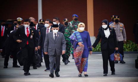 Wakil Presiden Maruf Amin bertolak ke Singapura untuk kunjungan kerja pada Senin (17/10/2022). 