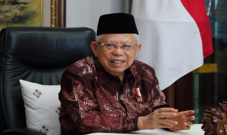 Wakil Presiden KH Ma'ruf Amin. Wapres menilai, kerja sama UMKM dengan marketplace sangat penting.