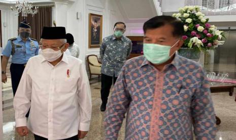 JK Temui Wapres Ma'ruf di Rumah Dinas. Foto: Wakil Presiden Ma