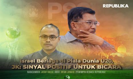 Wakil Presiden Republik Indonesia ke 10 dan 12 Jusuf Kalla dan Pemimpin Redaksi Republika, Irfan Junaidi