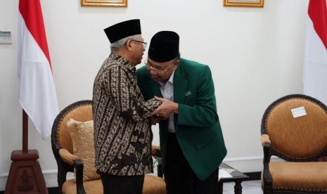 Wakil Presiden RI KH Maruf Amin menerima Pengurus Besar Mathla