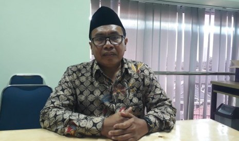 Wakil Sekretaris  Komisi Dakwah dan Pengembangan Masyarakat MUI, KH Misbahul Munir  di Kantor MUI.