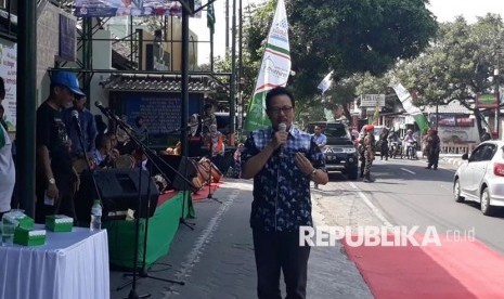 Wakil Wali Kota Yogyakarta, Heroe Poerwadi. Pemerintah Kota Yogyakarta tengah merampungkan persiapan shelter untuk pasien Covid-19 OTG.