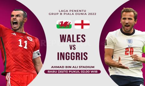 Wales vs Inggris, duel penentuan, adu tajam Gareth Bale dan Harry Kane.