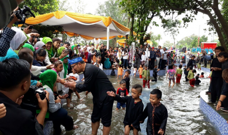 Wali Kota Bandung Ridwan Kamil berpamitan kepada warga karena akan maju sebagai Cagub Jabar 2018.