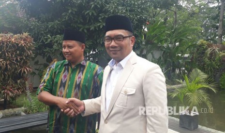 Wali Kota Bandung Ridwan Kamil, menggelar pertemuan terkait Pilgub Jabar dengan kader PPP Uu Ruzhanul Ulum, di Pendopo Kota Bandung (ilustrasi)