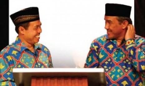 Wali Kota Nur Mahmudi Ismail dan Wakil Wali Kota Idris Abdul Shomad