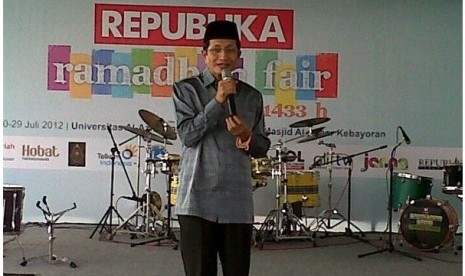 Wamenag Nasaruddin Umar saat membuka Republika Ramadhan Fair 2012