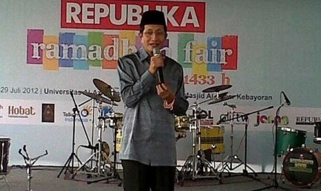 Wamenag Nasaruddin Umar saat membuka Republika Ramadhan Fair 2012